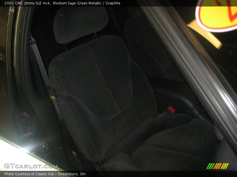 Medium Sage Green Metallic / Graphite 2001 GMC Jimmy SLE 4x4