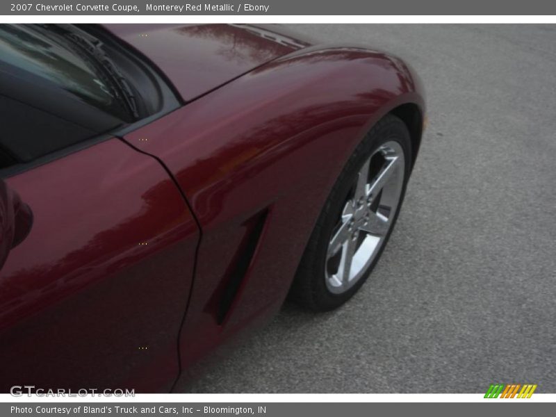 Monterey Red Metallic / Ebony 2007 Chevrolet Corvette Coupe
