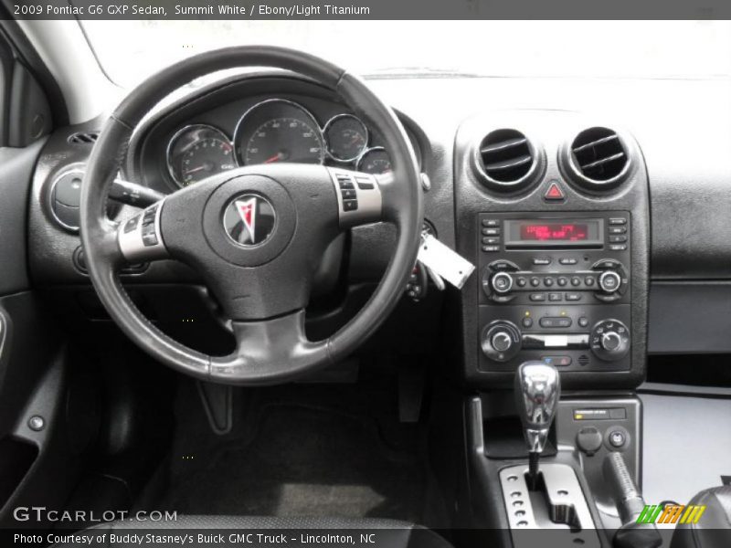 Summit White / Ebony/Light Titanium 2009 Pontiac G6 GXP Sedan