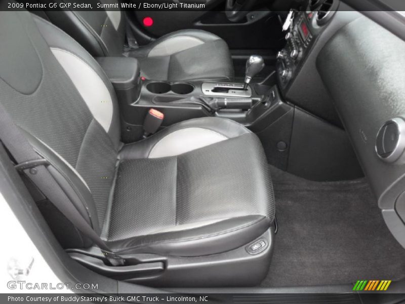 Summit White / Ebony/Light Titanium 2009 Pontiac G6 GXP Sedan