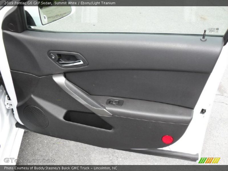 Summit White / Ebony/Light Titanium 2009 Pontiac G6 GXP Sedan