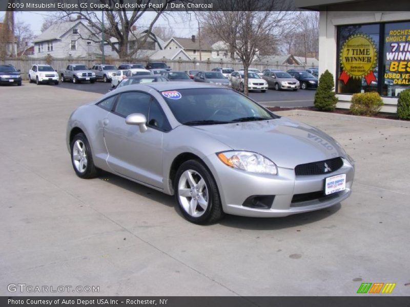 Quicksilver Pearl / Dark Charcoal 2009 Mitsubishi Eclipse GS Coupe