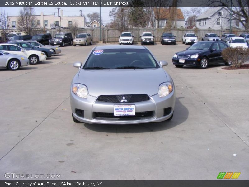 Quicksilver Pearl / Dark Charcoal 2009 Mitsubishi Eclipse GS Coupe