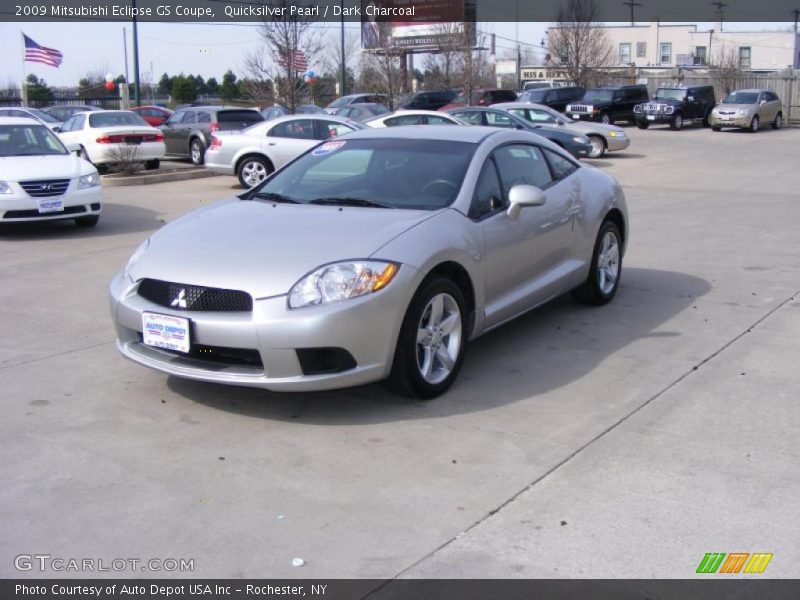 Quicksilver Pearl / Dark Charcoal 2009 Mitsubishi Eclipse GS Coupe