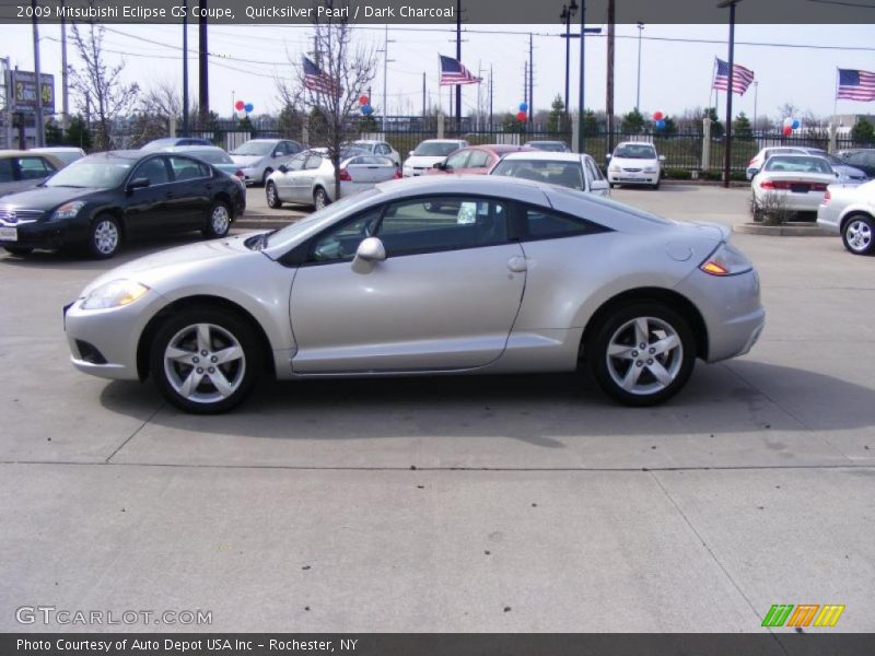 Quicksilver Pearl / Dark Charcoal 2009 Mitsubishi Eclipse GS Coupe