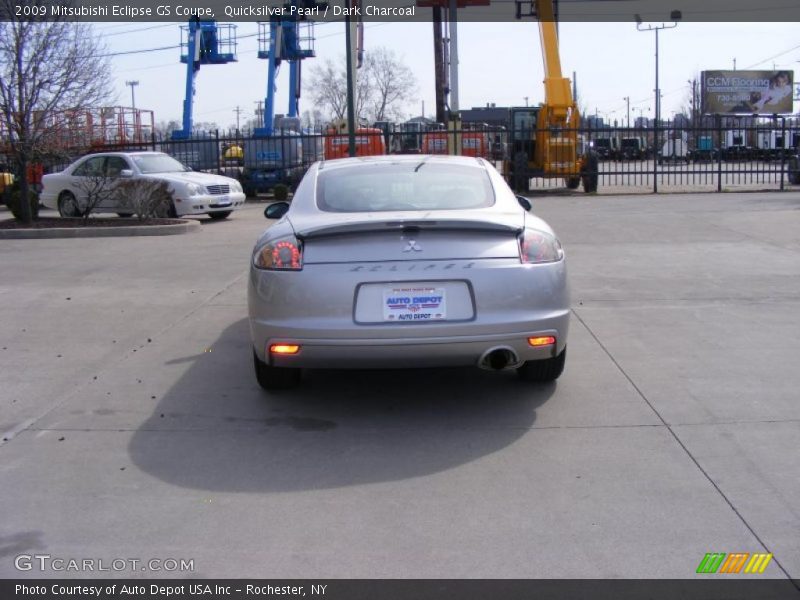 Quicksilver Pearl / Dark Charcoal 2009 Mitsubishi Eclipse GS Coupe