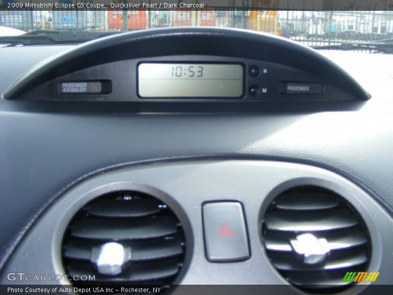 Quicksilver Pearl / Dark Charcoal 2009 Mitsubishi Eclipse GS Coupe