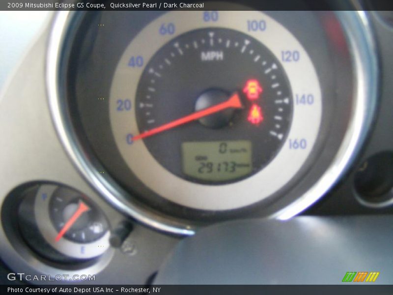 Quicksilver Pearl / Dark Charcoal 2009 Mitsubishi Eclipse GS Coupe