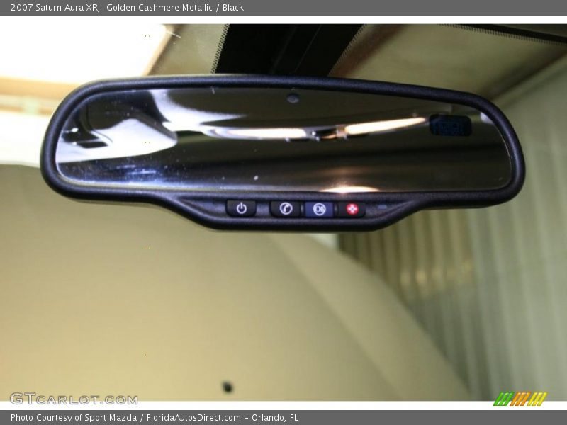 Golden Cashmere Metallic / Black 2007 Saturn Aura XR