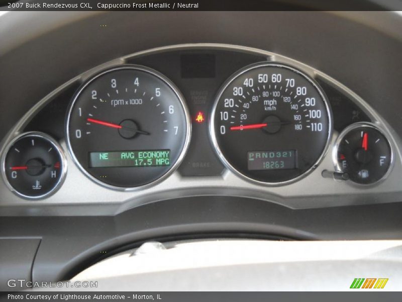 Cappuccino Frost Metallic / Neutral 2007 Buick Rendezvous CXL