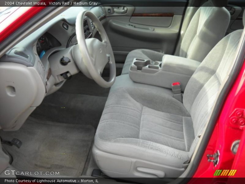 Victory Red / Medium Gray 2004 Chevrolet Impala