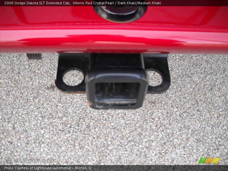 Inferno Red Crystal Pearl / Dark Khaki/Medium Khaki 2008 Dodge Dakota SLT Extended Cab