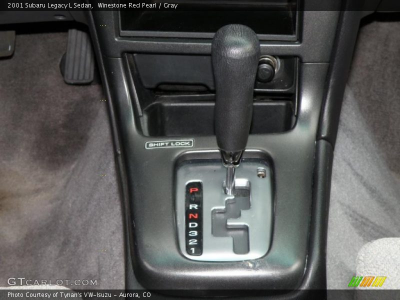 Winestone Red Pearl / Gray 2001 Subaru Legacy L Sedan