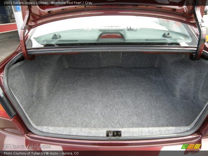 Winestone Red Pearl / Gray 2001 Subaru Legacy L Sedan