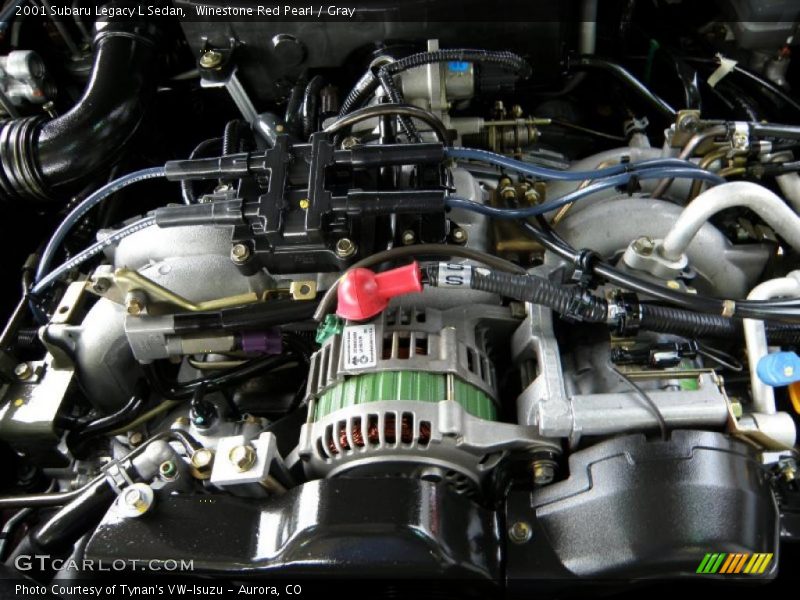 Winestone Red Pearl / Gray 2001 Subaru Legacy L Sedan
