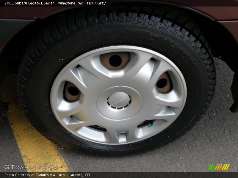 Winestone Red Pearl / Gray 2001 Subaru Legacy L Sedan