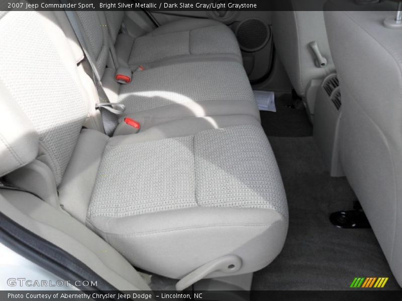Bright Silver Metallic / Dark Slate Gray/Light Graystone 2007 Jeep Commander Sport