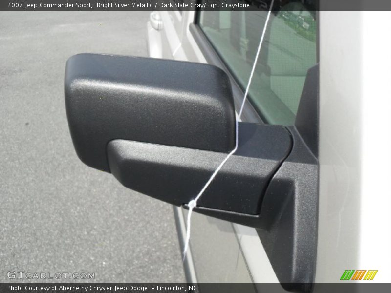 Bright Silver Metallic / Dark Slate Gray/Light Graystone 2007 Jeep Commander Sport