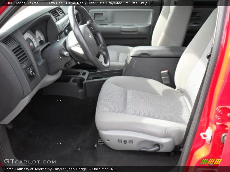 Flame Red / Dark Slate Gray/Medium Slate Gray 2008 Dodge Dakota SLT Crew Cab