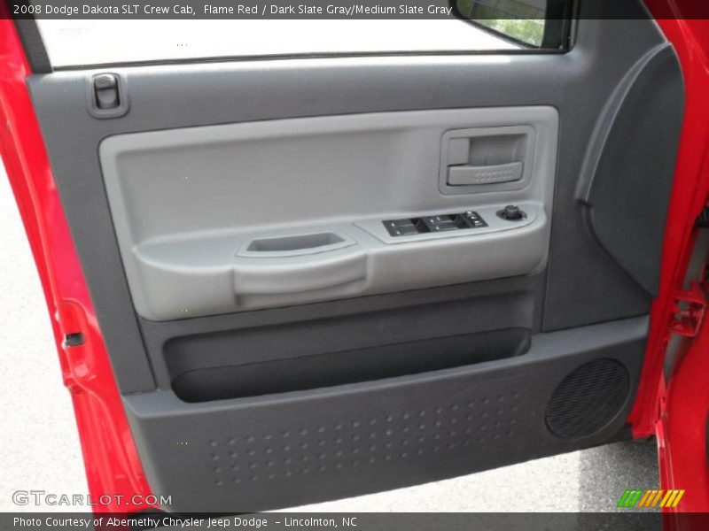 Flame Red / Dark Slate Gray/Medium Slate Gray 2008 Dodge Dakota SLT Crew Cab