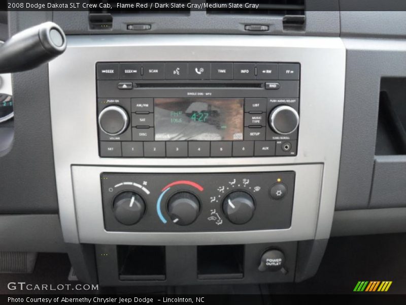 Flame Red / Dark Slate Gray/Medium Slate Gray 2008 Dodge Dakota SLT Crew Cab