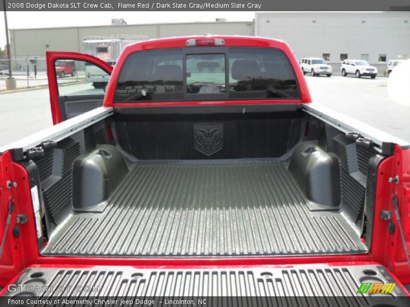Flame Red / Dark Slate Gray/Medium Slate Gray 2008 Dodge Dakota SLT Crew Cab