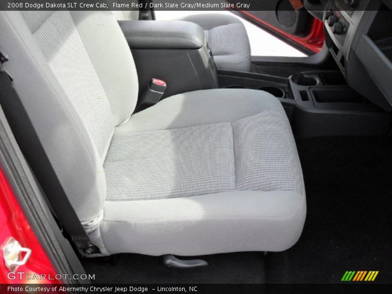 Flame Red / Dark Slate Gray/Medium Slate Gray 2008 Dodge Dakota SLT Crew Cab