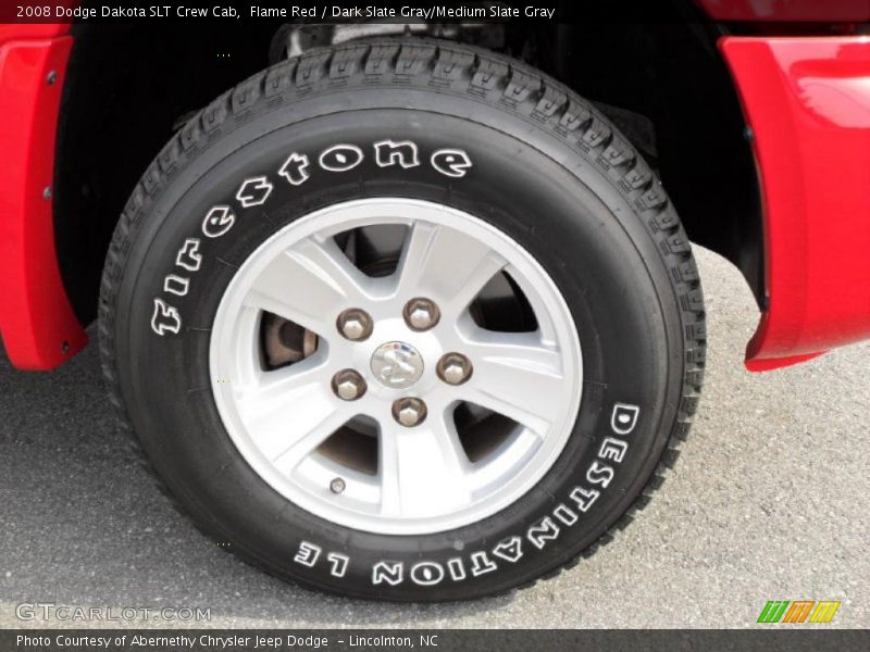 Flame Red / Dark Slate Gray/Medium Slate Gray 2008 Dodge Dakota SLT Crew Cab