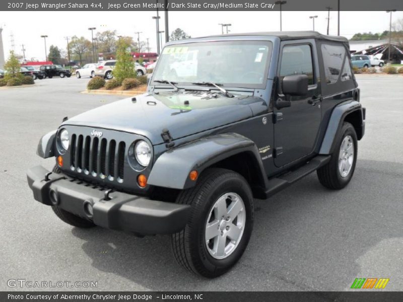 Jeep Green Metallic / Dark Slate Gray/Medium Slate Gray 2007 Jeep Wrangler Sahara 4x4