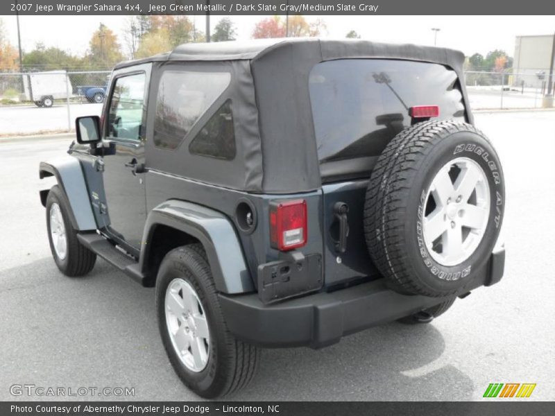 Jeep Green Metallic / Dark Slate Gray/Medium Slate Gray 2007 Jeep Wrangler Sahara 4x4