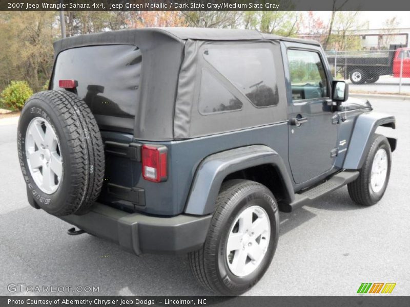 Jeep Green Metallic / Dark Slate Gray/Medium Slate Gray 2007 Jeep Wrangler Sahara 4x4