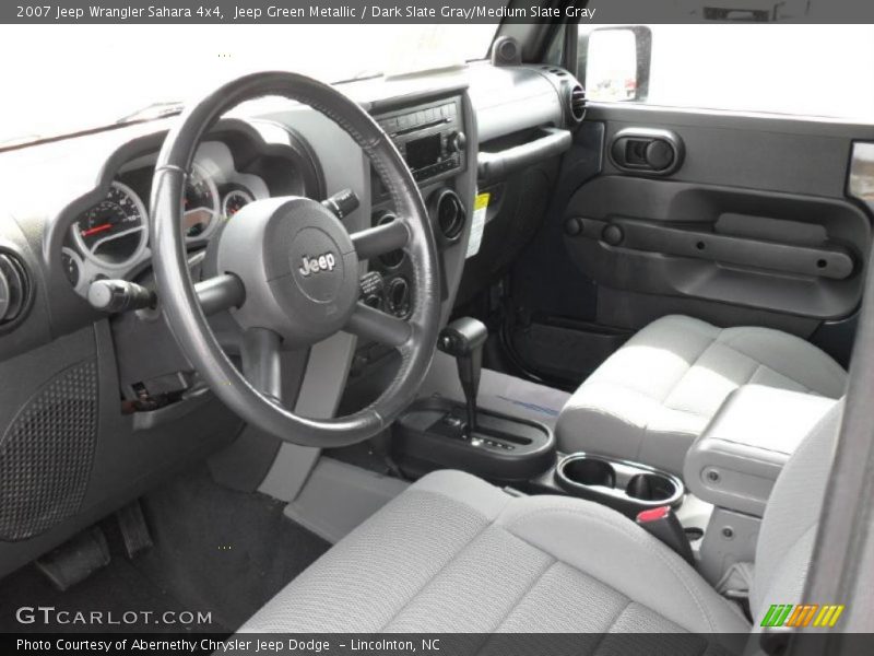Jeep Green Metallic / Dark Slate Gray/Medium Slate Gray 2007 Jeep Wrangler Sahara 4x4