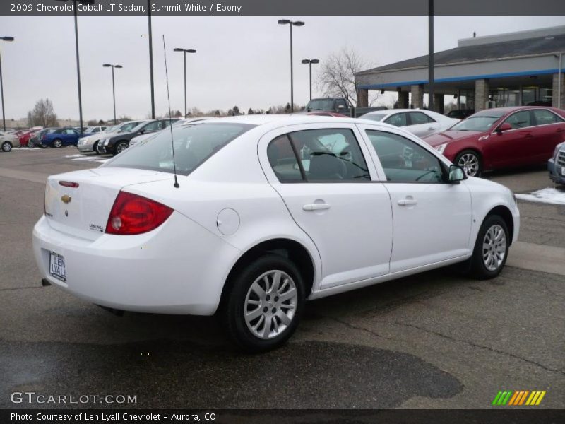 Summit White / Ebony 2009 Chevrolet Cobalt LT Sedan