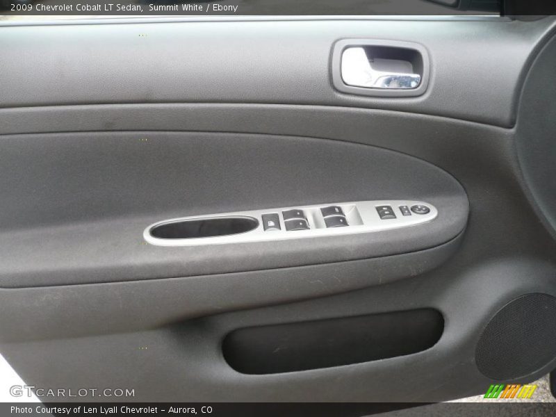 Summit White / Ebony 2009 Chevrolet Cobalt LT Sedan