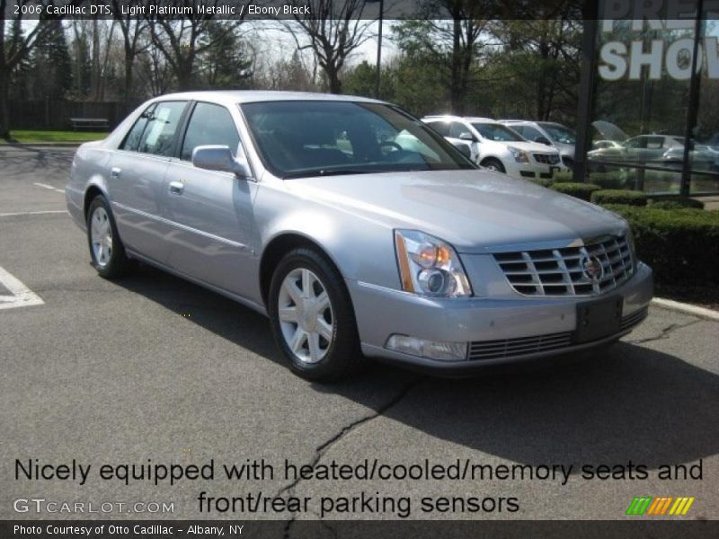 Light Platinum Metallic / Ebony Black 2006 Cadillac DTS