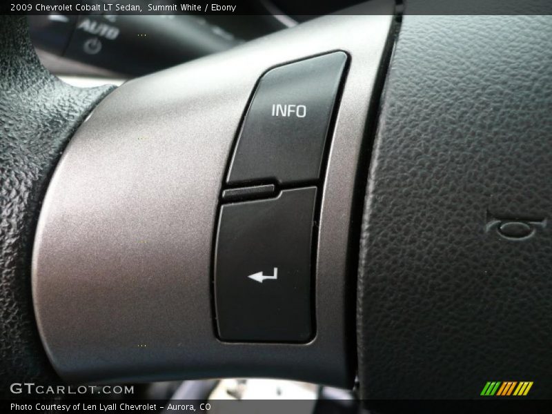 Summit White / Ebony 2009 Chevrolet Cobalt LT Sedan