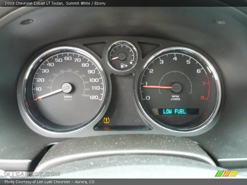 Summit White / Ebony 2009 Chevrolet Cobalt LT Sedan