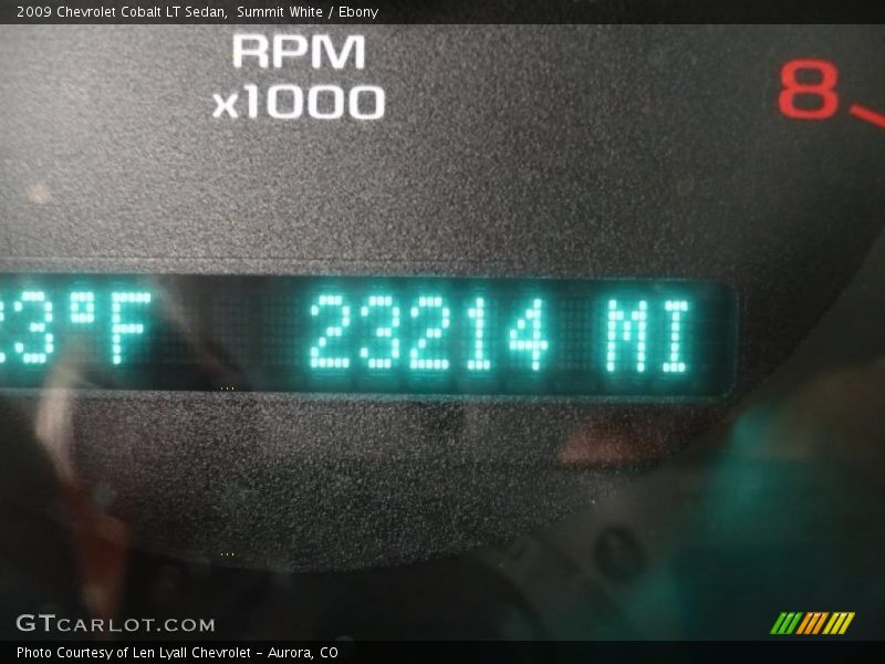Summit White / Ebony 2009 Chevrolet Cobalt LT Sedan