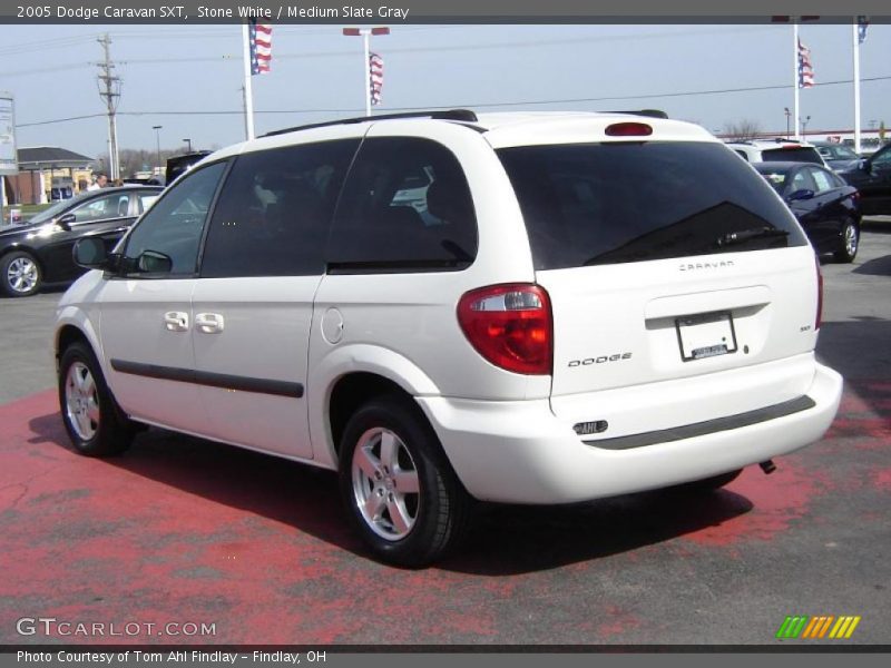 Stone White / Medium Slate Gray 2005 Dodge Caravan SXT