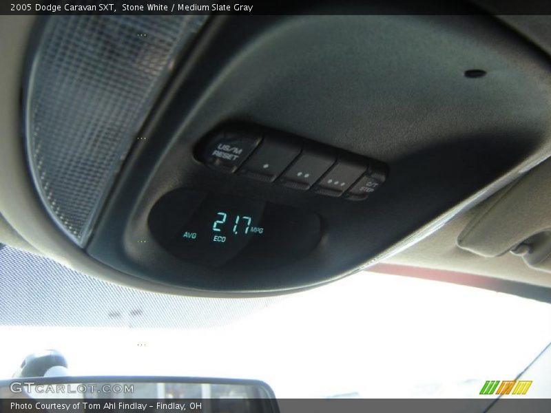 Stone White / Medium Slate Gray 2005 Dodge Caravan SXT