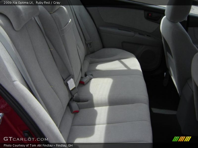 Ruby Red / Gray 2009 Kia Optima LX