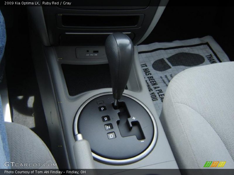 Ruby Red / Gray 2009 Kia Optima LX