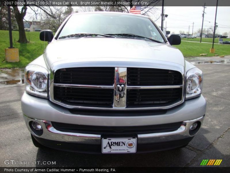 Bright Silver Metallic / Medium Slate Gray 2007 Dodge Ram 1500 SLT Mega Cab 4x4