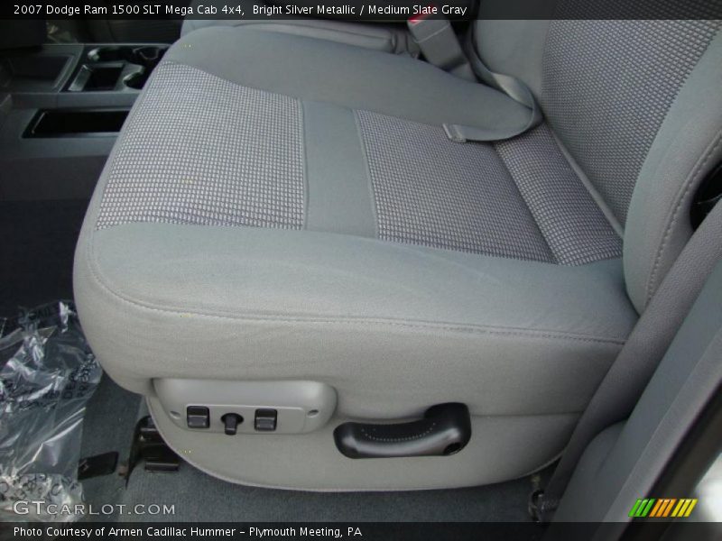 Bright Silver Metallic / Medium Slate Gray 2007 Dodge Ram 1500 SLT Mega Cab 4x4