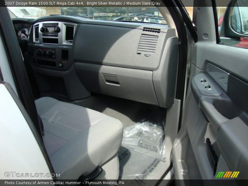 Bright Silver Metallic / Medium Slate Gray 2007 Dodge Ram 1500 SLT Mega Cab 4x4