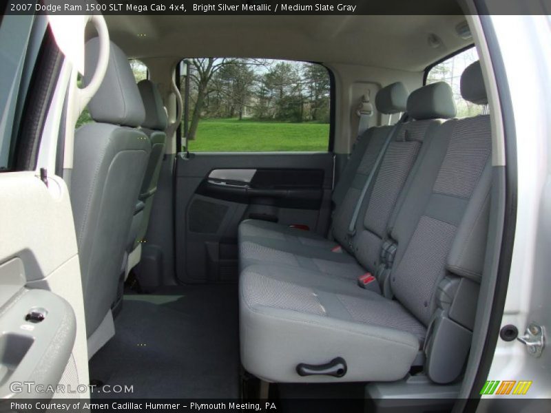 Bright Silver Metallic / Medium Slate Gray 2007 Dodge Ram 1500 SLT Mega Cab 4x4