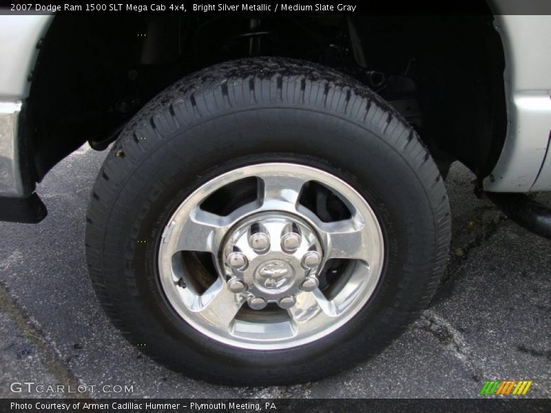 Bright Silver Metallic / Medium Slate Gray 2007 Dodge Ram 1500 SLT Mega Cab 4x4