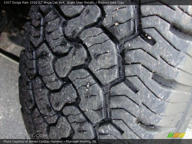 Bright Silver Metallic / Medium Slate Gray 2007 Dodge Ram 1500 SLT Mega Cab 4x4