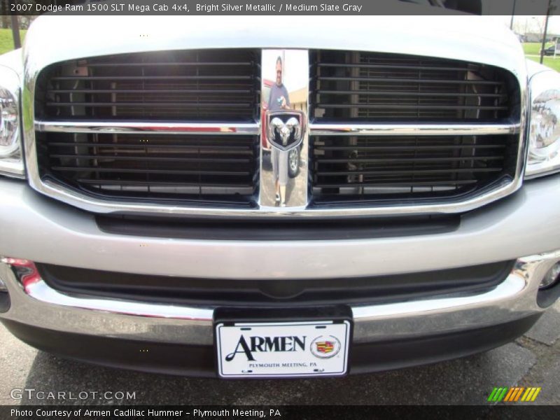 Bright Silver Metallic / Medium Slate Gray 2007 Dodge Ram 1500 SLT Mega Cab 4x4