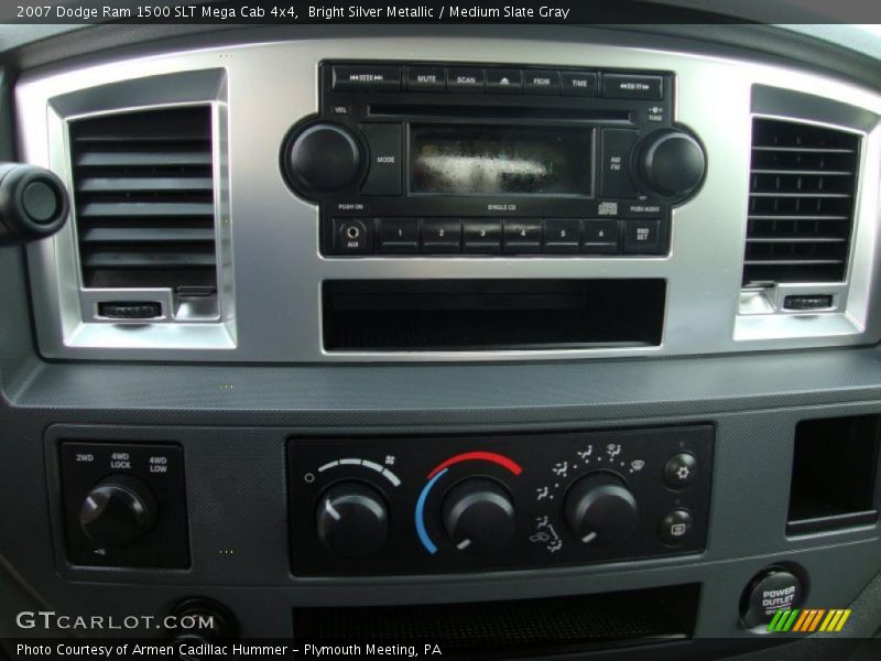 Bright Silver Metallic / Medium Slate Gray 2007 Dodge Ram 1500 SLT Mega Cab 4x4
